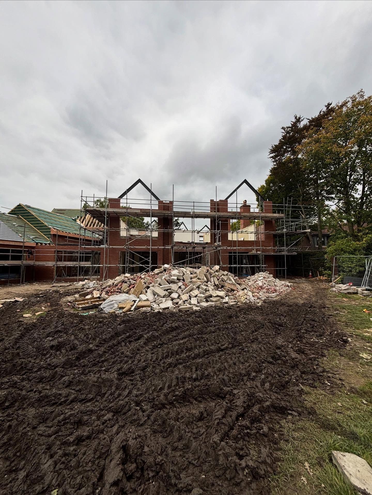 Construction site brickwork Manchester